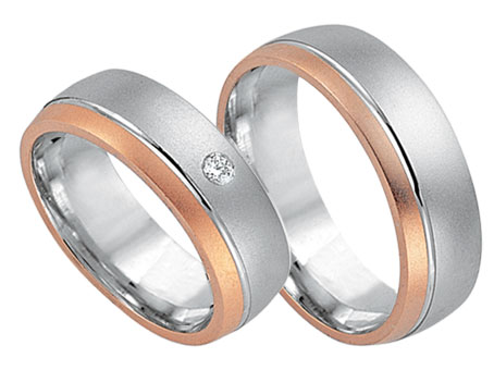 Trauringe 333 Bicolor