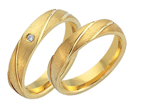 Trauringe 585 Gelbgold