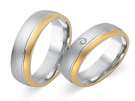 Trauringe 333 Bicolor