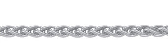 Zopf Collier Kette 1,7 mm