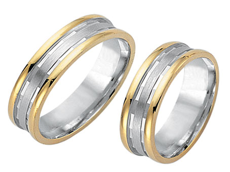 Trauringe 585 Bicolor