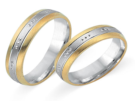 Trauringe 333 Bicolor