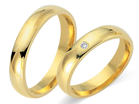 Trauringe 585 Gelbgold