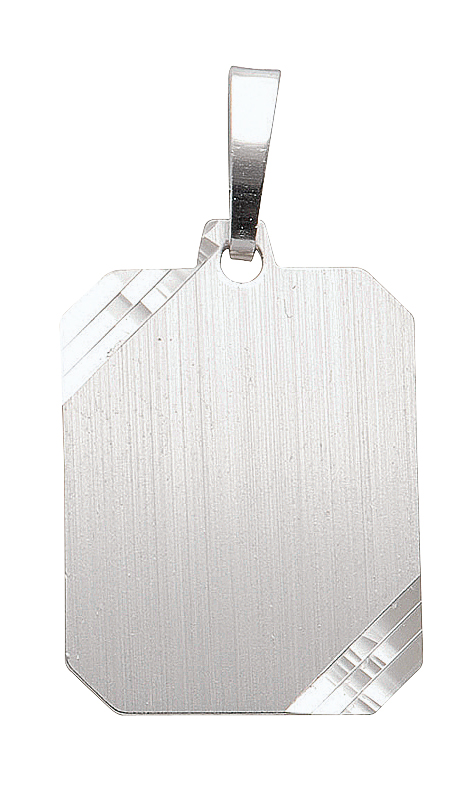 Gravurplatte aus Silber