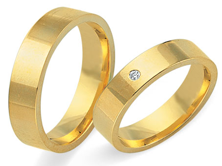 Trauringe 585 Gelbgold