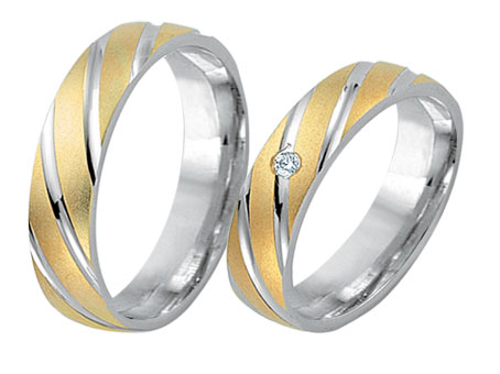 Trauringe 333 Bicolor