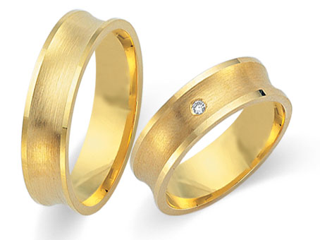 Trauringe 585 Gelbgold