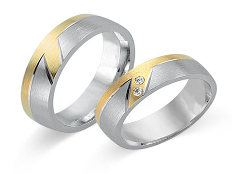 Trauringe 333 Bicolor