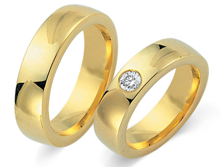Trauringe 333 Gelbgold