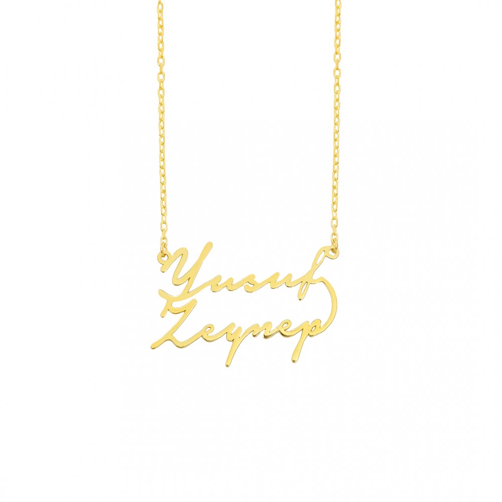 Forever 2er Signature Namenskette