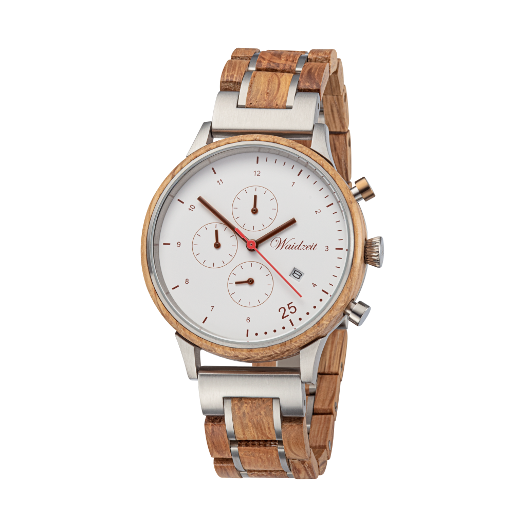 Herrenuhr Waidzeit Barista Argento