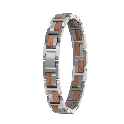 Element Armband Waidzeit Barrique silberfarben