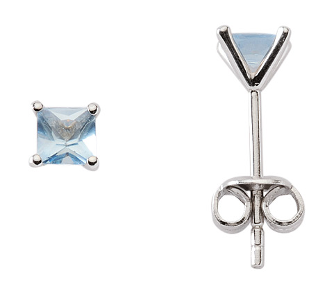 os144392 Silber Ohrstecker mit Zirkonia