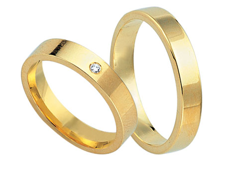 Trauringe 585 Gelbgold