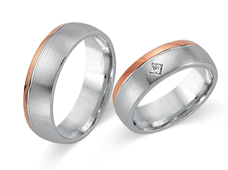 Trauringe 333 Bicolor