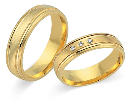 Trauringe 585 Gelbgold