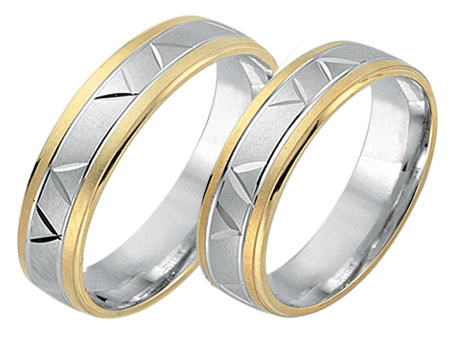 Trauringe 585 Bicolor