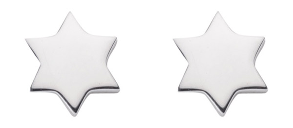 os134466 Silber Motive Ohrstecker Stern