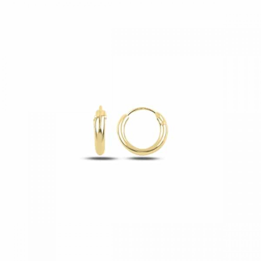 10mm Plain Hoop Earrings