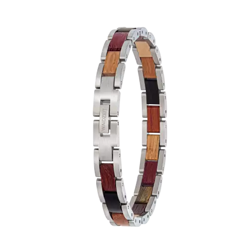 Element Armband Waidzeit Bunt silberfarben