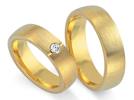 Trauringe 585 Gelbgold