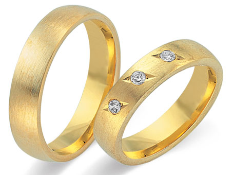 Trauringe 585 Gelbgold