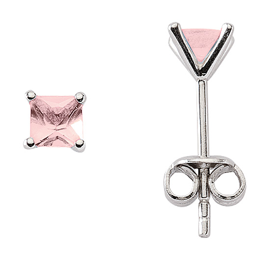 os144393 Silber Ohrstecker mit Zirkonia