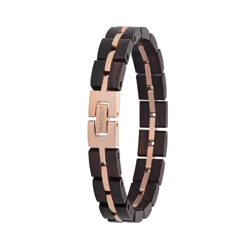 Element Armband Waidzeit Ebenholz rosé