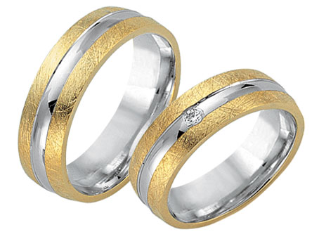 Trauringe 333 Bicolor
