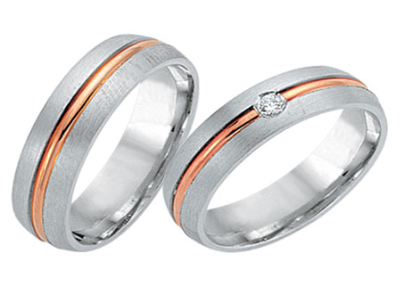 Trauringe 333 Bicolor