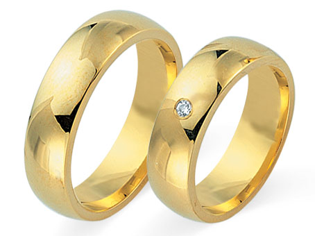 Trauringe 585 Gelbgold