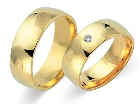 Trauringe 333 Gelbgold