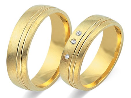 Trauringe 585 Gelbgold