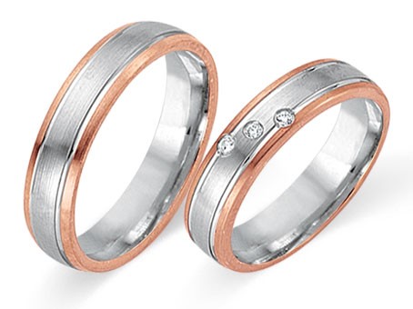 Trauringe 333 Bicolor