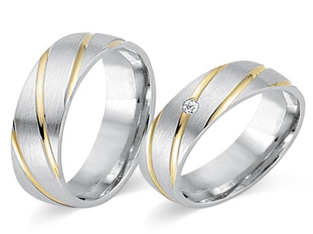 Trauringe 333 Bicolor