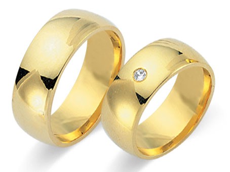 Trauringe 333 Gelbgold