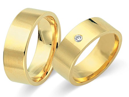 Trauringe 585 Gelbgold
