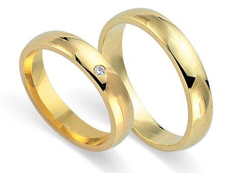 Trauringe 585 Gelbgold