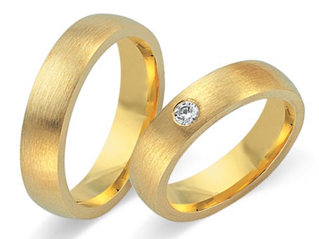 Trauringe 585 Gelbgold