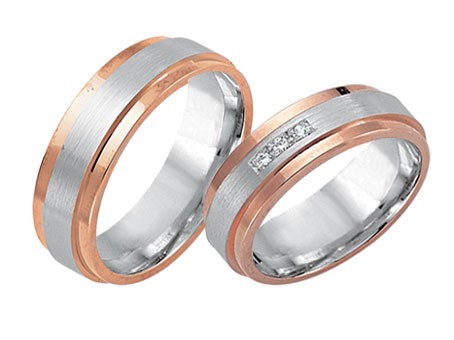 Trauringe 333 Bicolor