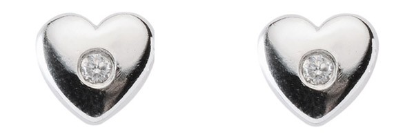 Silber Motive Ohrstecker Herz