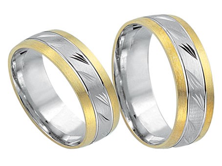 Trauringe 333 Bicolor