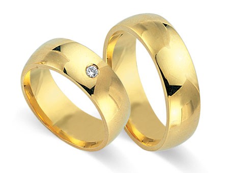 Trauringe 585 Gelbgold