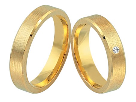 Trauringe 585 Gelbgold