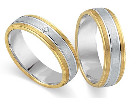 Trauringe 585 Bicolor
