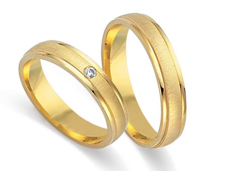 Trauringe 585 Gelbgold