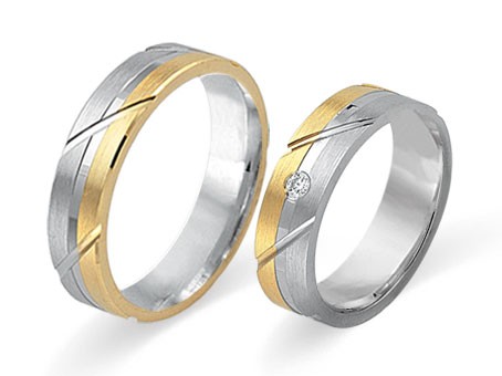 Trauringe 333 Bicolor