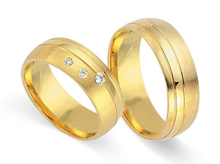 Trauringe 585 Gelbgold