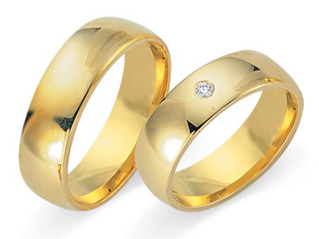 Trauringe 585 Gelbgold
