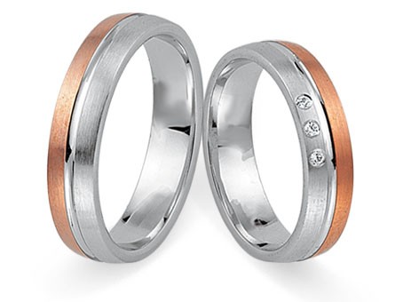 Trauringe 585 Bicolor